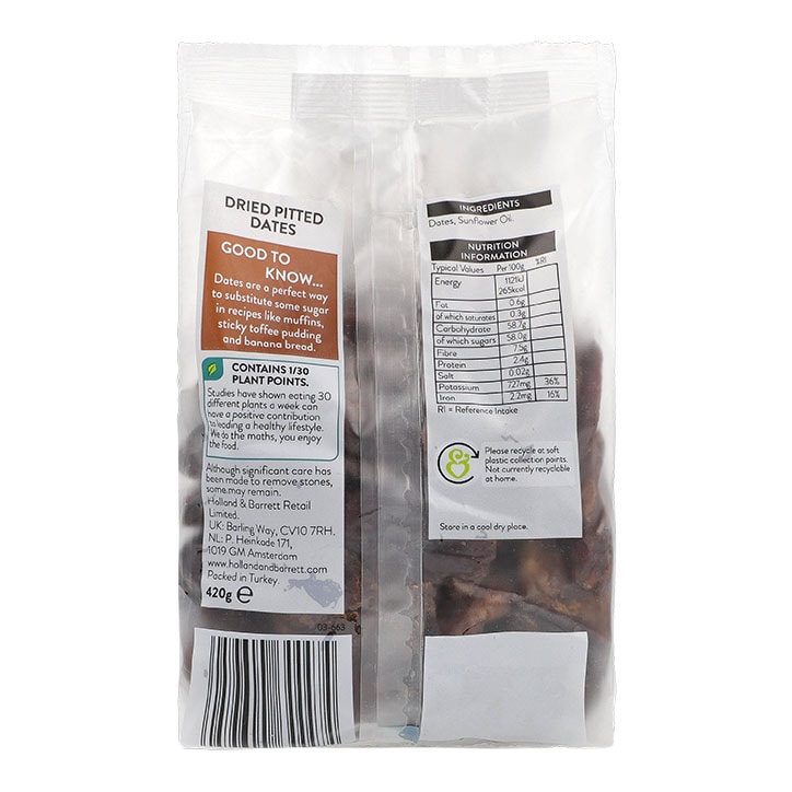 Holland & Barrett Dried Dates 420g